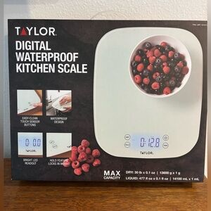 TAYLOR DIGITAL WATERPROOF KITCHEN SCALE